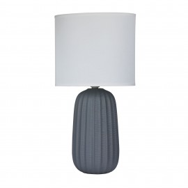 Oriel Lighting-BENJY.25 Complete Table Lamp - Blue / Grey / Taupe / White